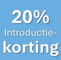 20% introductiekorting